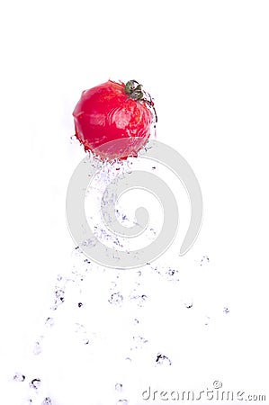 A fresh healthy meal - tomato Stock Photo