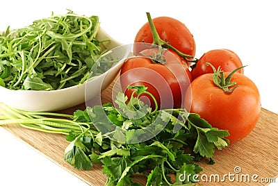 Fresh helthy food ingridients Stock Photo