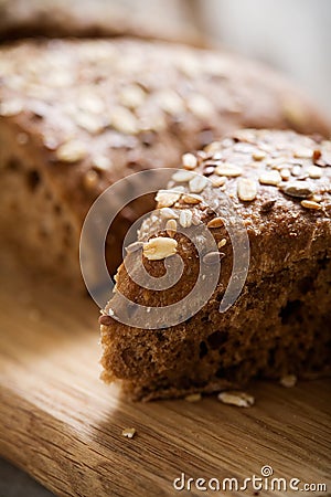 Fresh homemade bread Stock Photo