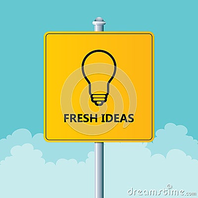 Fresh Ideas Vector Illustration