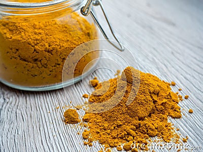 Fresh Indian turmeric food image Stock Photo