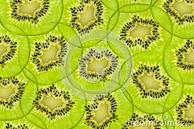 Fresh juicy kiwi fruit texture Stock Photo