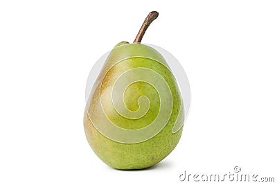 Fresh juicy pear over white Stock Photo