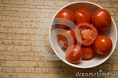 Fresh juicy tomatoes Stock Photo