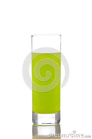 Fresh kiwi juice Stock Photo