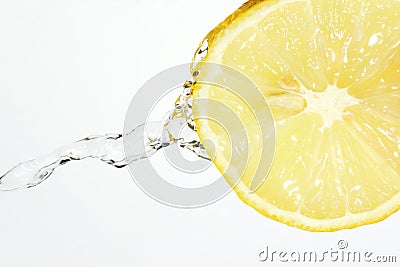 Fresh lemon juice Stock Photo