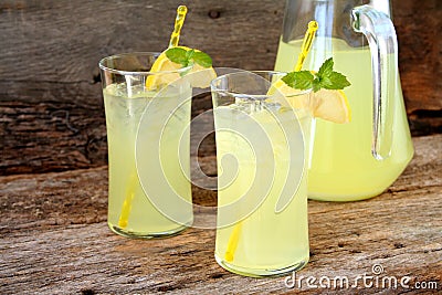Fresh Lemonade Stock Photo