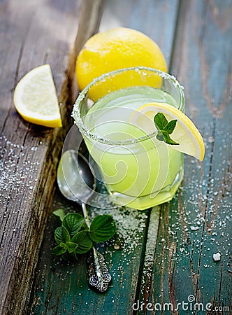 Fresh lemonade Stock Photo