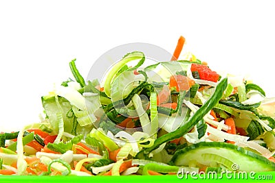 Fresh lettuce salad Stock Photo