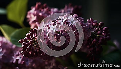 Fresh lilac blossom, delicate petal, beauty in nature bouquet generated by AI Stock Photo