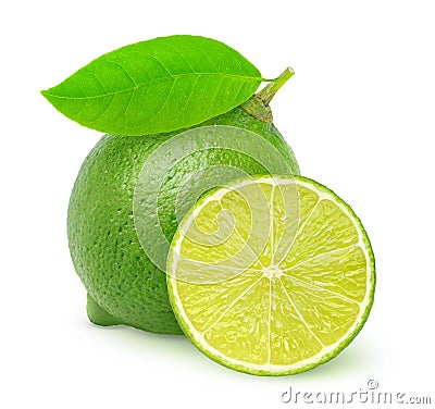 Fresh lime Stock Photo