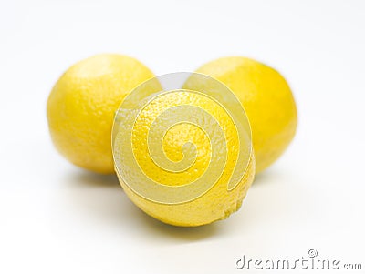 Fresh limes Isolated on white Stock Photo