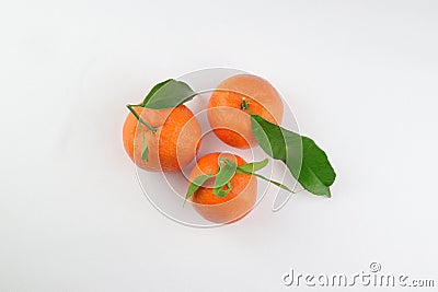 Fresh mandarins fruit. Stock Photo