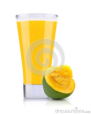 Fresh Mango Juice Stock Photo