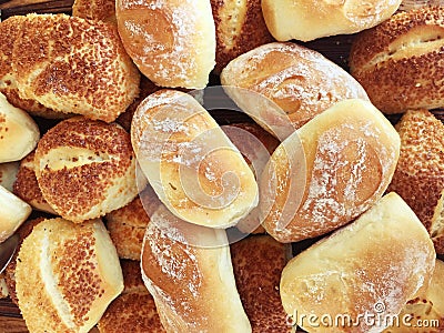 Fresh mixed bread Stock Photo