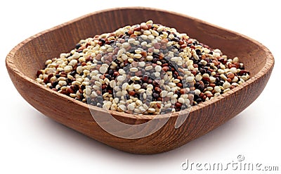 Fresh mixed quinoa Stock Photo