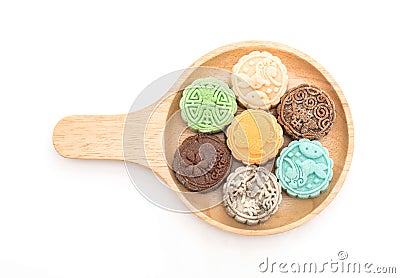 fresh moon cake Stock Photo