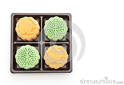 fresh moon cake Stock Photo