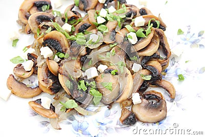 Fresh mushrooms Stock Photo