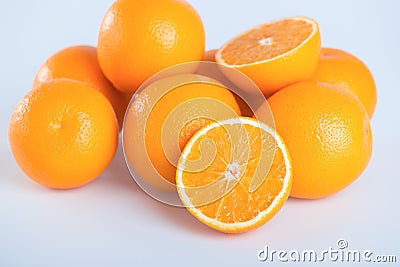 Fresh orange Stock Photo