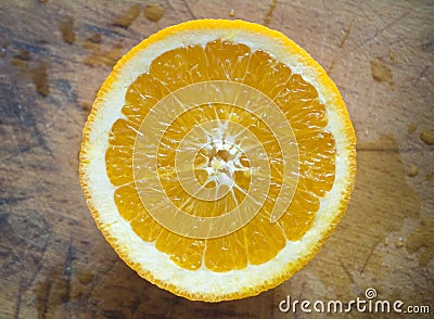 Fresh Orange Fruit. Piece of orange, Half orange, Fresh orange Stock Photo