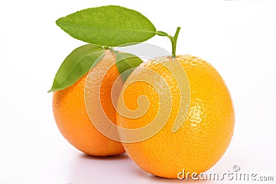 Fresh Orange fruits Stock Photo