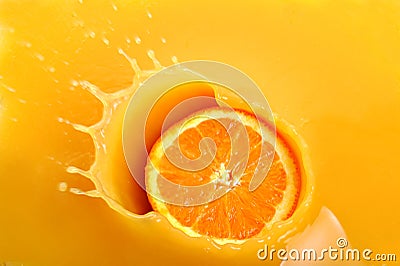 Fresh orange juice Stock Photo