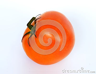 Fresh orange tomatoes, isolated on a white background Concepts, vegetables, kitchen gardens and as a health food. Illustration - l Stock Photo