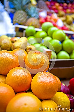 Fresh Oranges Stock Photo