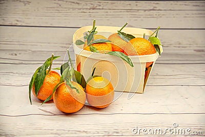Fresh oranges. Mandarin Oranges. Stock Photo