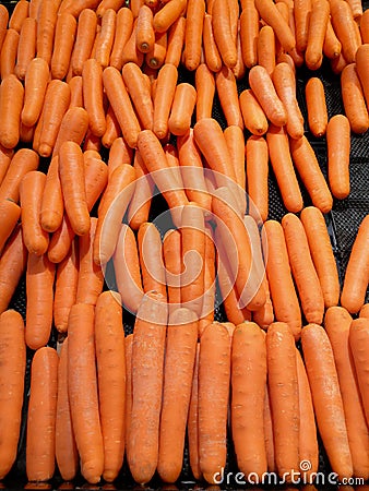 Fresh organic carrot, carrots are good for health Stock Photo