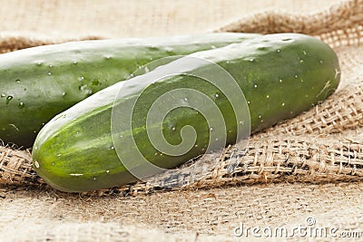 Fresh Organic Cucumber Stock Photo