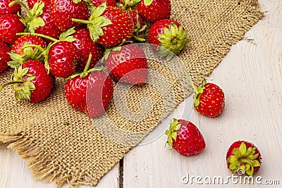 Fresh organic ripe strawberry Stock Photo