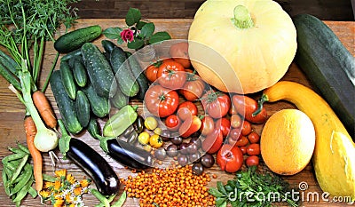 Fresh organic vegetables Stock Photo