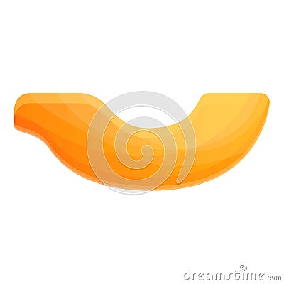 Fresh papaya icon, cartoon style Vector Illustration