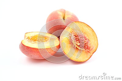 Fresh peaches Stock Photo