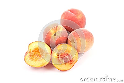 Fresh peaches Stock Photo