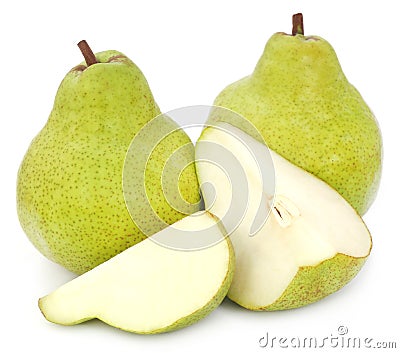 Fresh pears Stock Photo