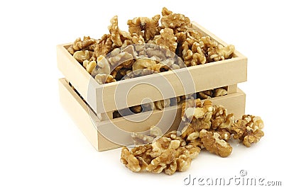 Fresh peeled walnuts Stock Photo