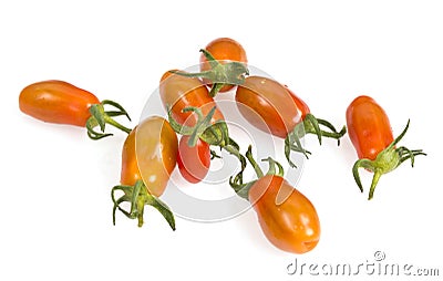 Fresh Perino Tomatoes Stock Photo