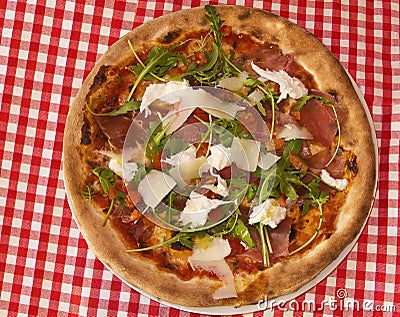 Fresh pizza Stock Photo