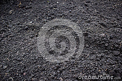 Fresh plowed earth Stock Photo