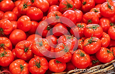 Fresh produce-Tomatoes in Australian market Stock Photo