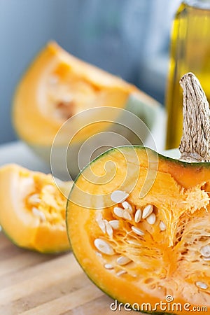 Fresh pumpkin Stock Photo