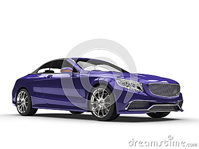 Fresh purple business car Stock Photo