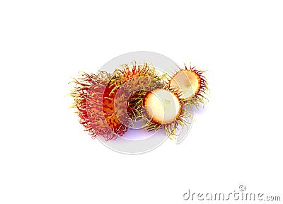 Fresh rambutan. Stock Photo