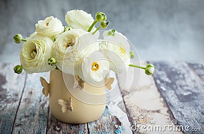 Fresh ranunculus Stock Photo