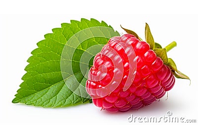 Fresh raspberry Stock Photo