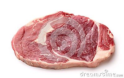 fresh raw beef entrecote steak Stock Photo