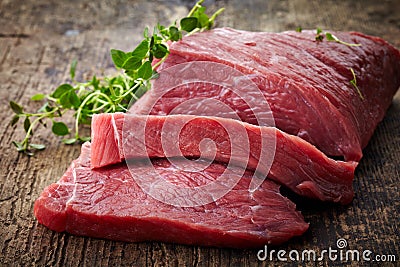 Fresh raw meat Stock Photo